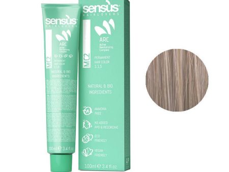 Sensus Mc2 Permanent Hair Color 10.24 Very Platinum Brown Blonde 100ml Online Hot Sale