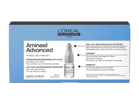 L Oreal Professionnel Serie Expert Aminexil Αμπούλες Κατά της Τριχόπτωσης 10x6ml For Sale