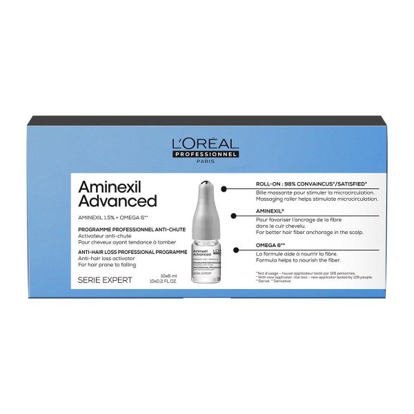 L Oreal Professionnel Serie Expert Aminexil Αμπούλες Κατά της Τριχόπτωσης 10x6ml For Sale