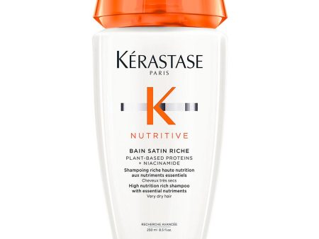 Kerastase Nutritive Bain Satin Riche Σαμπουάν με Θρεπτικά Συστατικά για Πολύ Ξηρά Μαλλιά 250ml Online now