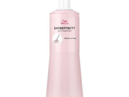 Wella Professionals Shinefinity Activator 2% Brush & Bowl 1000ml For Cheap