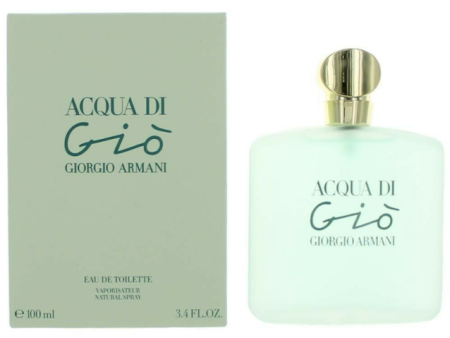 Acqua Di Gio by Giorgio Armani for Women 3.4 oz Eau de Toilette Spray Fashion