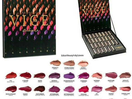 Urban Decay UD Vice 30-Piece Full Size Lipsticks Stockpile Lip Vault Set Ltd $630 Value Online Hot Sale