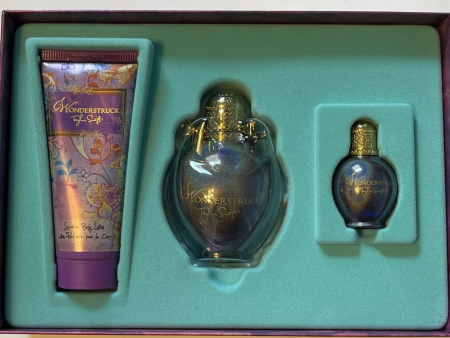 Wonderstruck by Taylor Swift for Women 3-Piece Set: 3.4 oz Eau de Parfum Spray, Body Lotion, Miniature Online Sale