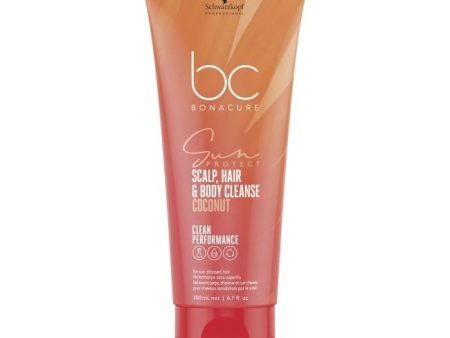 Schwarzkopf Professional BC Bonacure Sun Protect 3-in-1 Scalp, Hair & Body Cleanse 200ml For Sale