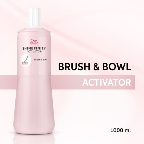 Wella Professionals Shinefinity Activator 2% Brush & Bowl 1000ml For Cheap