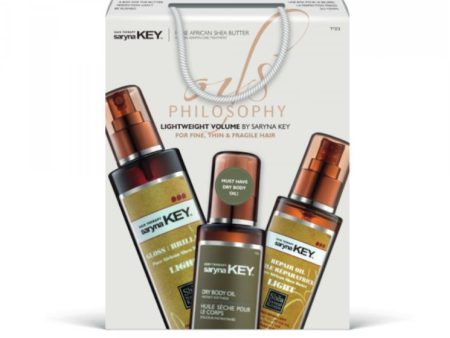 Sarynakey Oils Philosophy Lightweight Volume For Fine Thin & Fragile Hair Box(Light Gloss 250ml+Dry Body Oil 110ml+Light Oil 105 Supply