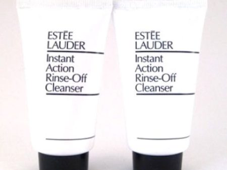 Estee Lauder Instant Action Rinse-Off Cleanser 1.5 oz each Travel Sample Size (Lot of 2) on Sale