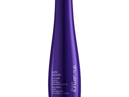 Shu Uemura Yubi Blonde Anti-Brass Purple Shampoo Μωβ Σαμπουάν Αποδυνάμωσης Για Ξανθά Μαλλιά 300ml For Sale