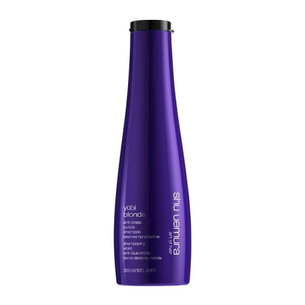 Shu Uemura Yubi Blonde Anti-Brass Purple Shampoo Μωβ Σαμπουάν Αποδυνάμωσης Για Ξανθά Μαλλιά 300ml For Sale