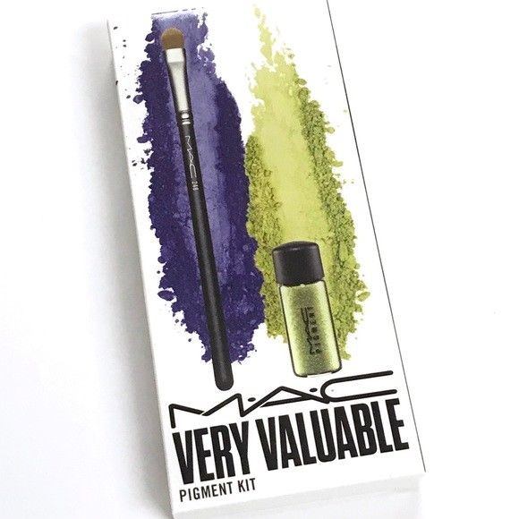 MAC Very Valuable Pigment Kit 2-Piece (Chartreuse, #248 Small Eye Shader Brush) Cheap