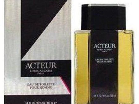 Acteur by Loris Azzaro for Men 3.4 oz Eau de Toilette Splash Online now