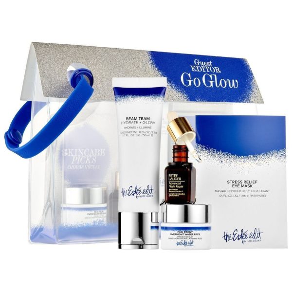 The Estee Edit Guest Editor Skincare Picks Go Glow Kit ($80 value) Limited Edition Online Sale