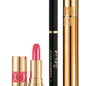 YSL Extravagant Eye Faux Cils Makeup Set: Eyeliner, Mascara, Mini Lipstick For Discount