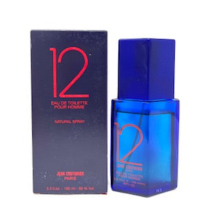 12 Pour Homme by Jean Couturier for Men 3.3 oz Eau de Toilette Spray Supply