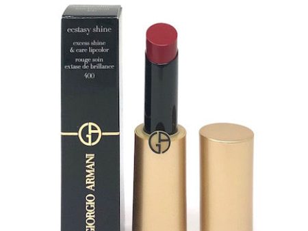 Giorgio Armani Ecstasy Shine Excess Shine & Care Lipcolour Lipstick (400 Four Hundred) Full Size on Sale