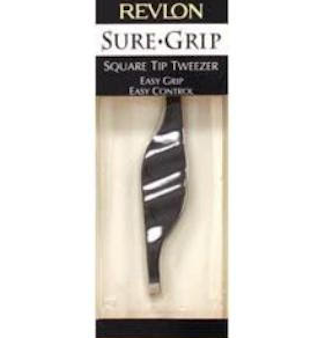 Revlon Sure Grip Square Tip Tweezer Easy Grip Stainless Steel Online Hot Sale