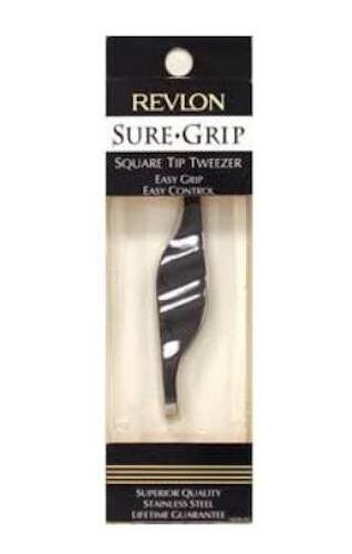 Revlon Sure Grip Square Tip Tweezer Easy Grip Stainless Steel Online Hot Sale