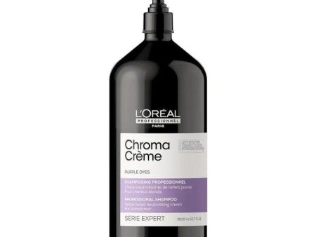 L Oreal Professionnel Chroma Creme Purple Dyes Shampoo 1500ml on Sale