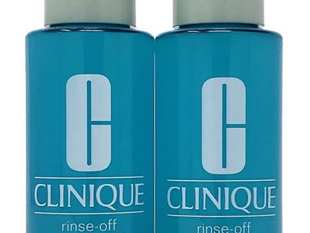 Clinique Rinse-Off Eye Makeup Solvent 60 ml 2 oz Deluxe Sample (Lot of 2) on Sale