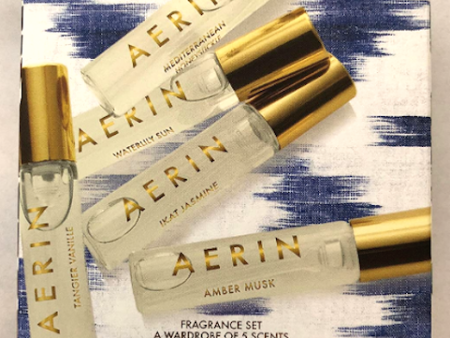 AERIN 5-Piece Fragrance Wardrobe Set (2 ml .07 oz Each) Eau de Parfum Travel Spray For Discount