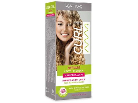 Kativa Keep Curl Definer Leave In Cream 200ml Discount