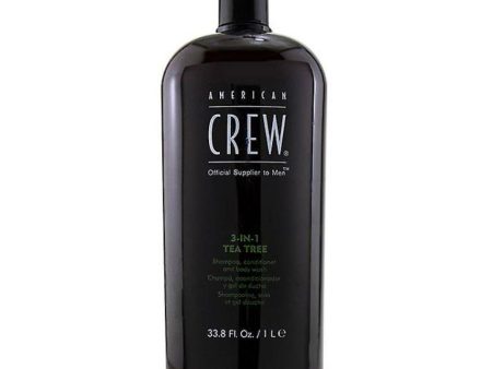 American Crew 3-In-1  Tea Tree 1000ml Discount