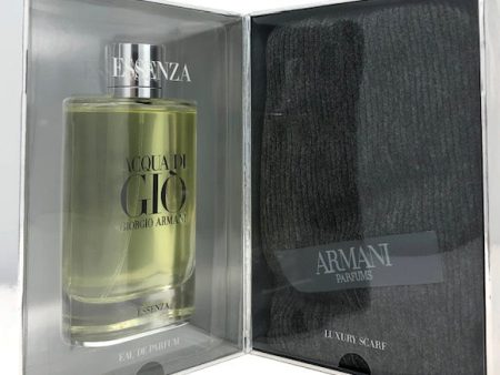 Acqua Di Gio Essenza Giorgio Armani for Men 180 ml 6.08 oz Eau de Parfum  Spray + Scarf Discount