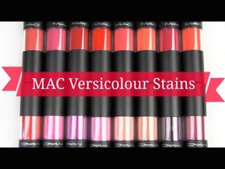 MAC Versicolour Stain Lipgloss (Select Color) 8.5 ml .28 oz Full Size Supply