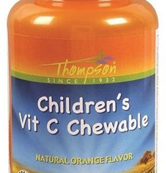 THOMPSON - Childrens Vitamin C Chewable Orange - 100 Chewables Discount