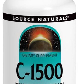 SOURCE NATURALS - Vitamin C-1500 Timed Release with Rose Hips  - 100 Tablets For Sale