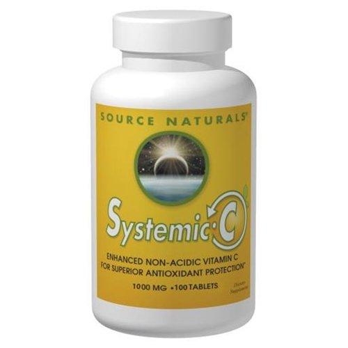 SOURCE NATURALS - Systemic C 1000 mg - 100 Tablets Online Sale