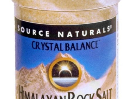 SOURCE NATURALS - Himalayan Rock Salt by Crystal Balance Fine Grind - 4 oz. (113 g) Fashion