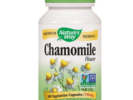 NATURES WAY - Chamomile Flowers 350 mg - 100 Vegetarian Capsules Online now