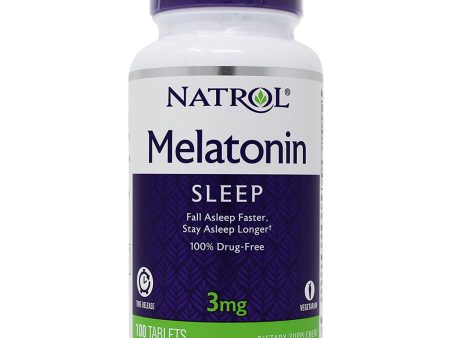 NATROL - Melatonin 3 mg Time Release - 100 Tablets For Discount