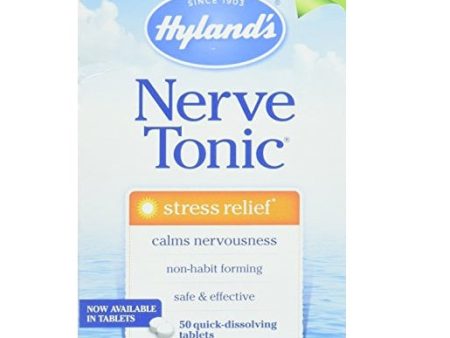 HYLANDS - Nerve Tonic Stress Relief - 50 Tablets on Sale