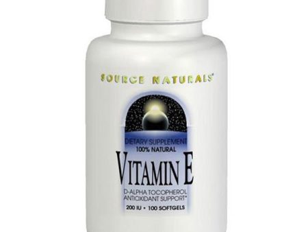 SOURCE NATURALS - Vitamin E (400 IU) - 50 Softgels Cheap